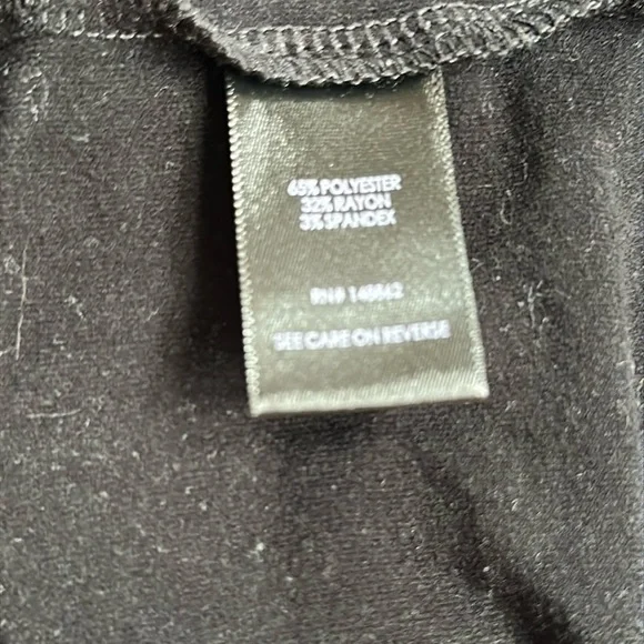 Torrid Mini Jersey Bodycon Dress Black 3 Plus Size 3X Pockets Sleeveless Snaps - Picture 12 of 13